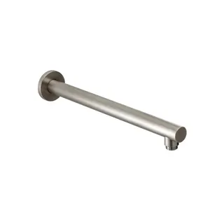 LIVING SPA Wandarm 350mm rund gerade Edelstahl