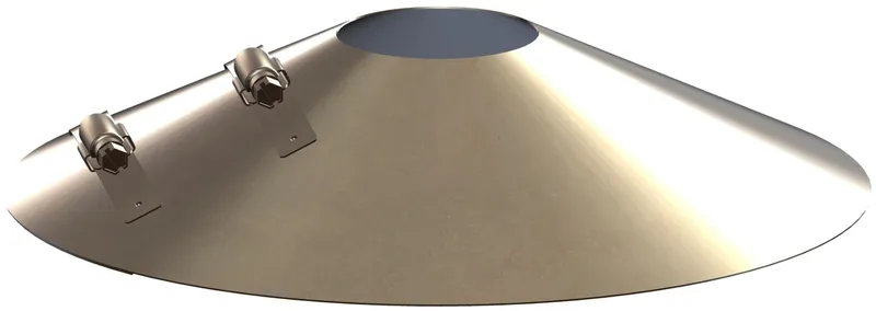 comfort-Regenabweiser DN60 100mm Nr. 990080CBS
