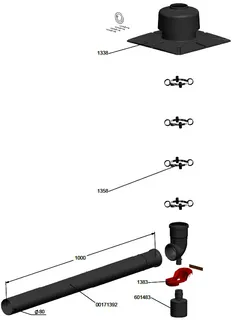comfort-SV-Schacht-Set DN80 Nr. 1373CBS – Bild 2