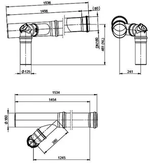 comfort-Erweiterungs-Set Kaskade D125- DN160 Nr. 606384CBS – Bild 2