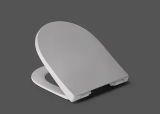 HARO WC-Sitz Lopata SoftClose weiß Steckscharnier Edelstahl C0102G
