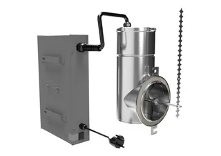 Airjekt 1 Basic mit T-Stück 150 inkl. A1 Feinstaubabscheider für Abgasrohr 150 mm