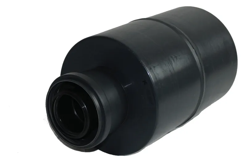 Abgasschalldämpfer AGP-K LAS 340/80-125 Konzentrischer Kunststoffschalldämpfer