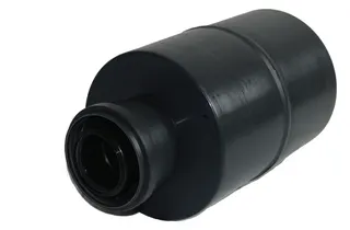 Abgasschalldämpfer AGP-K LAS 340/80-125 Konzentrischer Kunststoffschalldämpfer