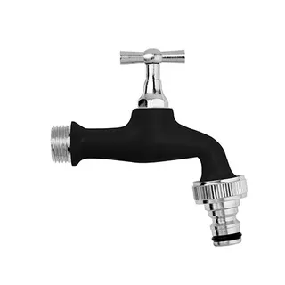 IW Wasserhahn 1/2" schwarz (Blister)