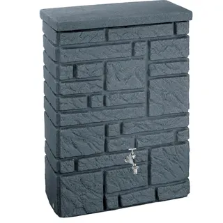 IW Maurano 300 l black granit PE-Regenwasserspeicher bepflanzbar