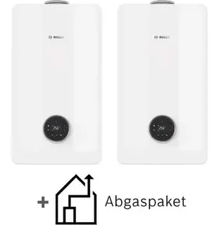 BOSCH Badewanne-Standardpak. BOPA MFB GCC53-001 2 x GC5300iW 20/24 C 23, Abgas C(14)3x