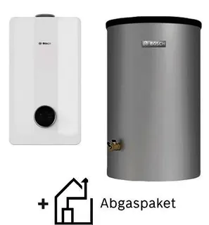 BOSCH Gas-Badewanne-Plus-Paket BOPA PL GC58-014 GC5800iW 14 P 23, W 160-5 P1 A, C33x rot