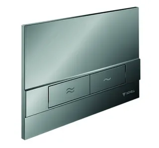 SCHELL WC-Betätigungsplatte BOARD Zweimengenspülung, weiß – Bild 2
