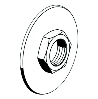 SCHELL Schraubrosette für POLAR Set, 3/4", chrom
