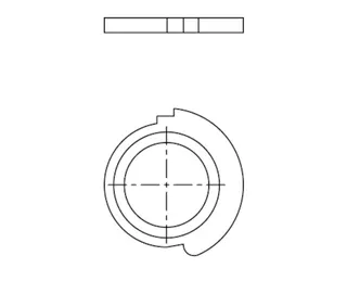 SCHELL Arretierscheibe Thermostatknopf Anschlag Verbrühschutz / max. Temperatur – Bild 2