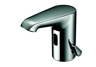 SCHELL WT-Arm. XERIS E HD-M, Elektron. Mischwasser, UP-Netzteil, small, chrom