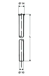 SCHELL Kupferrohr 3/8" Bördel, d:10, L:300, chrom – Bild 2