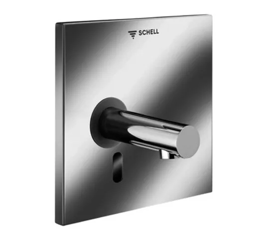 SCHELL UP-Waschtisch-Arm. LINUS W-E-V, IR Kaltw., Batteriebetrieb, 230 Ausl.,edst.