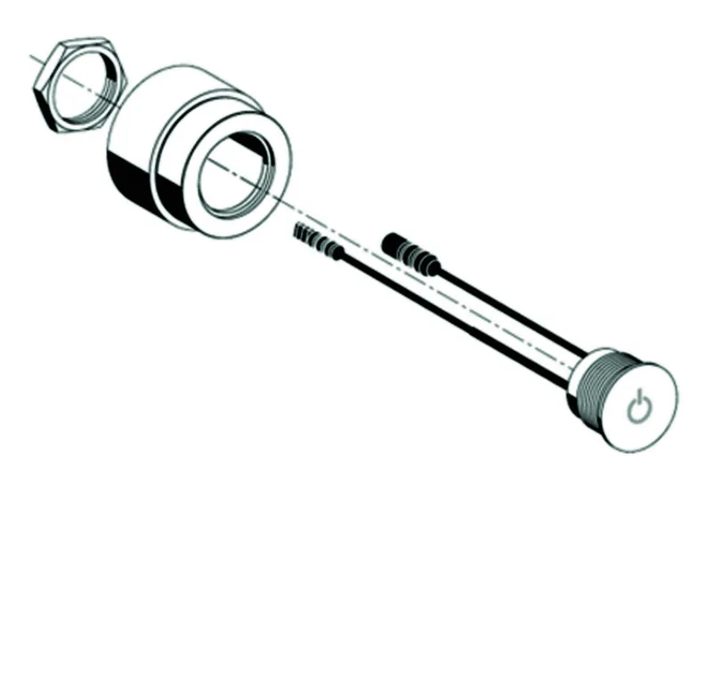 SCHELL CVD-Touch-Elektronik für UP-Dusche LINUS/BASIC D-C-M, chrom