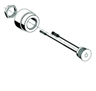 SCHELL CVD-Touch-Elektronik für UP-Dusche LINUS/BASIC D-C-M, chrom