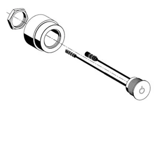 SCHELL CVD-Touch-Elektronik für UP-Dusche LINUS/BASIC D-C-M, chrom – Bild 2