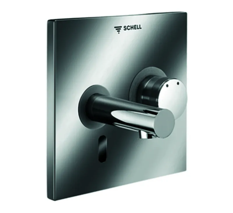 SCHELL UP-Waschtisch-Arm. LINUS W-E-M, IR Mischw., UP-Netzteil, 170 Ausl., chr