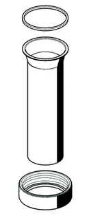 SCHELL Spülrohrverschraubung ab 10/2011, chrom