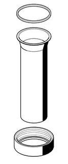 SCHELL Spülrohrverschraubung ab 10/2011, chrom – Bild 2