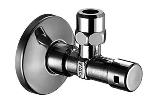 SCHELL Eckventil, regulierbar gesicherte Betätigung, KIWA, 3/8", chrom