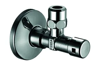SCHELL Eckventil, regulierbar gesicherte Betätigung, KIWA, 3/8", chrom – Bild 2