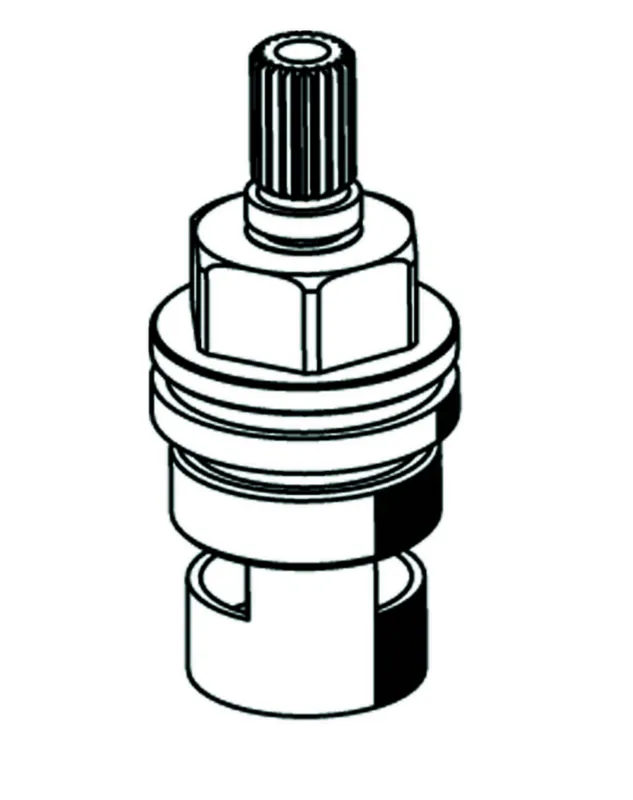 SCHELL Keramik-Oberteil MODUS K 90 Grad, DN 15 G 1/2" AG