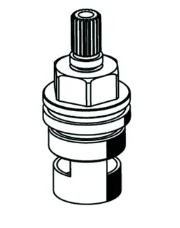 SCHELL Keramik-Oberteil MODUS K 90 Grad, DN 15 G 1/2" AG