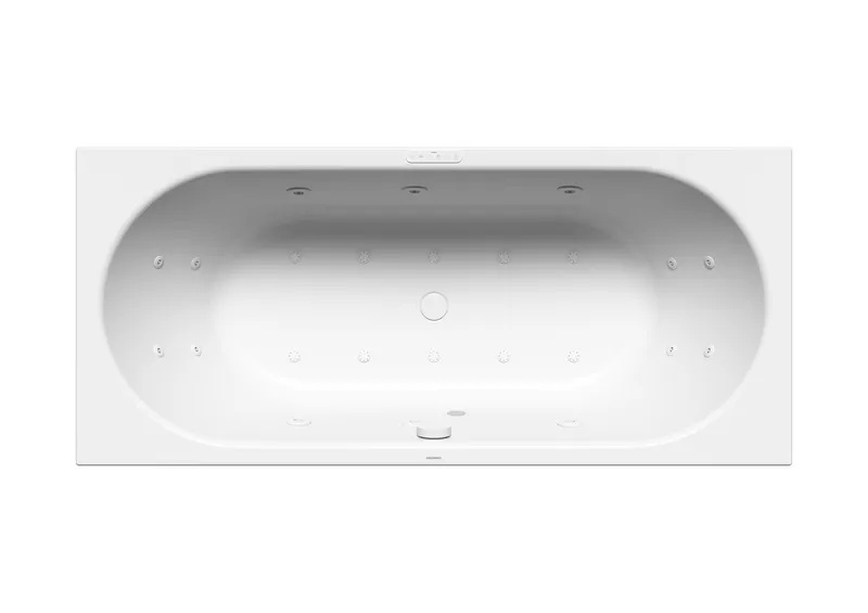 Kaldewei Badewanne CLASSIC DUO Mod.110 BODY & SOUL, 1800x800mm,alpinweiß,rechts,alpwe