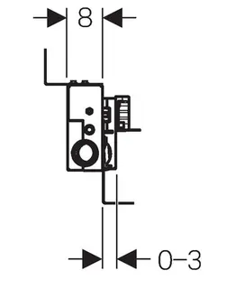 Geberit Kombifix Element für Dusche, mit Wandablauf, d50 – Bild 3