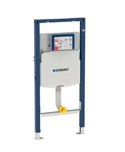 Geberit Duofix Element für Stand-WC, 112 cm, mit Sigma UP-Spülkasten 12 cm, Kinder-Stand-WC, für Betätigung von vorne