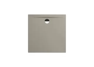 Kaldewei Duschwanne SUPERPLAN ZERO Mod.1524-1,900x900 mm,warm grey 50,Perl-Effekt