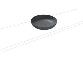 Kaldewei WB MIENA WASCHTISCH-SCHALE Mod.3180,d :450mm,cool grey 70,Perl-Effekt,oÜL