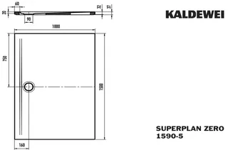 Duschfläche ZE 100x150cm, extrafl.Träger more4YOU, topweiß – Bild 5