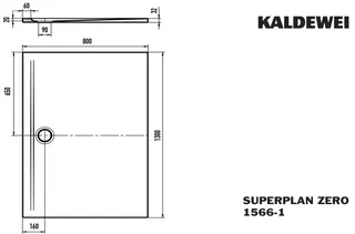Duschfläche ZE 80x130cm more4YOU, weiß – Bild 3