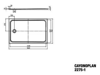 Kaldewei Duschwanne CAYONOPLAN Mod.2275-1,750x1600mm, alpinweiß,Invisible Grip – Bild 3