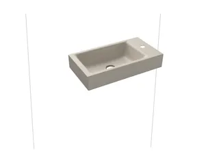 Kaldewei WB PURO WAND-HANDWASCHTISCH Mod.3162, 550x300mm,wg10,PEFF,AD,m. 1HL,oÜL