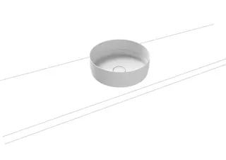 Kaldewei WB NUEVA WASCHTISCH-SCHALE Mod.3191,d :380mm,alpinweiß,Perl-Effekt,oÜL – Bild 2