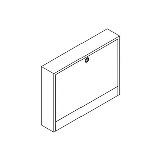 REHAU Verteilerschrank AP 180/950, verzinkt – Bild 2