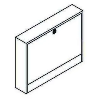 REHAU Verteilerschrank AP 180/1300, verzinkt – Bild 2