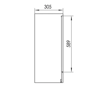 REHAU Verteilerschrank AP 305/1300, verzinkt – Bild 3