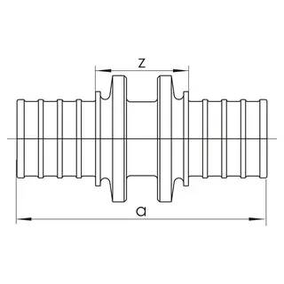 REHAU Übergangskupplung 20 x 2,0 - 20 x 2,8 – Bild 3