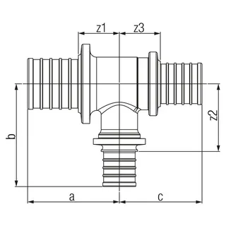 REHAU T-Stück SDR 11 LX 32 - 25 - 25 – Bild 2