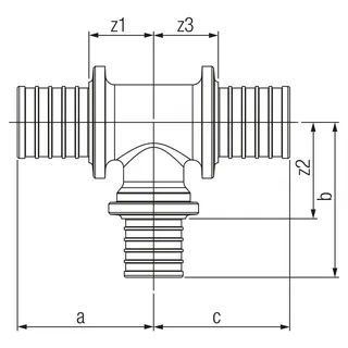 REHAU T-Stück, SDR 11 LX 50 - 40 - 50 – Bild 3