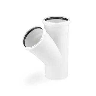 RAUPIANO PLUS Einfachabzweig DN 50/50, 45 Grad
