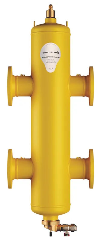 SP Hydraulische Weiche SpiroCross Magnet DN 150 - Flansch, 10 bar / 110 Grad