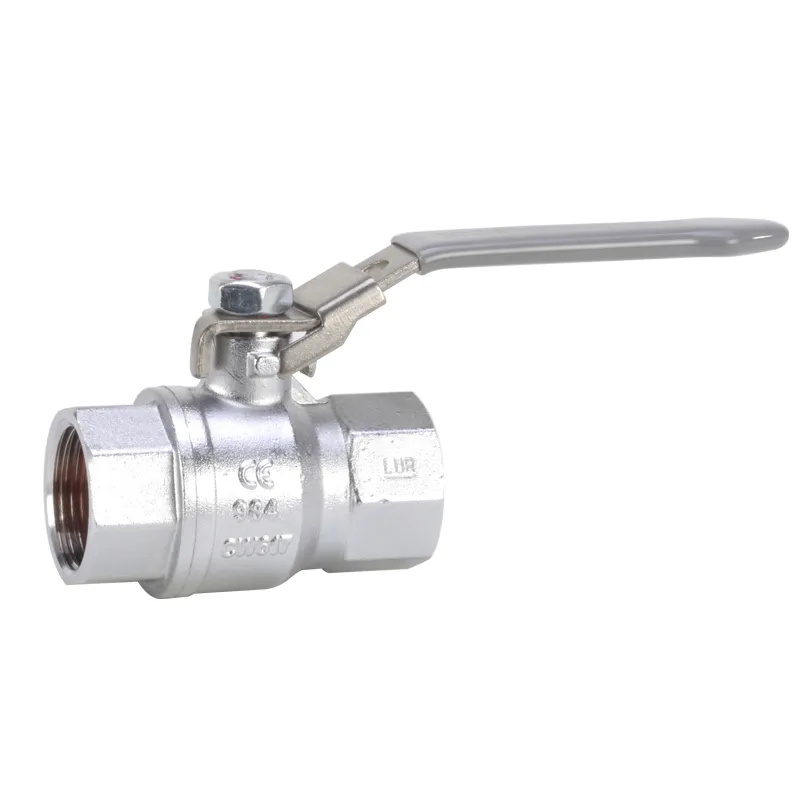 Gewinde-Kugelhahn Messing 984AS.0-1/2" IG/IG Hebelgriff AS