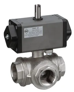 Automatik-Dreiwege-Gewindekugelh Messing AKP 137-1 1/4"T-GTD68