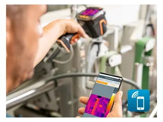 testo 883 - Wärmebildkamera (320 x 240 P Fokus manuell, App, Laser – Bild 3