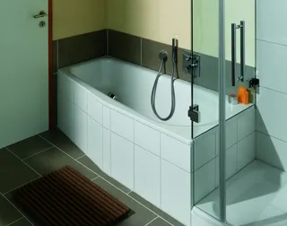 Bette Badewannen Sonderform Luna Weiß AS links 1700x750x450/30mm – Bild 3